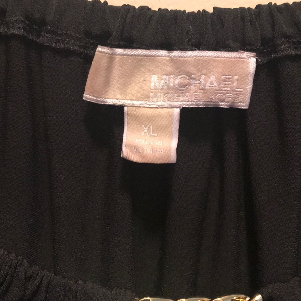 Michael Kors Black Cocktail Blouse